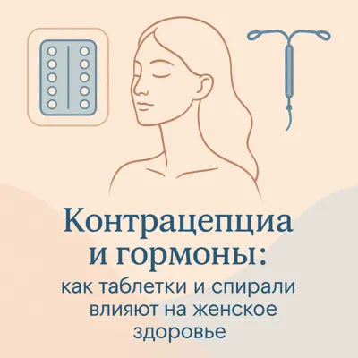 Контрацепция и гормоны: как таблетки и спирали влияют на женское здоровье