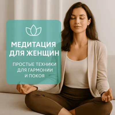 Медитация для женщин: простые техники для гармонии и покоя