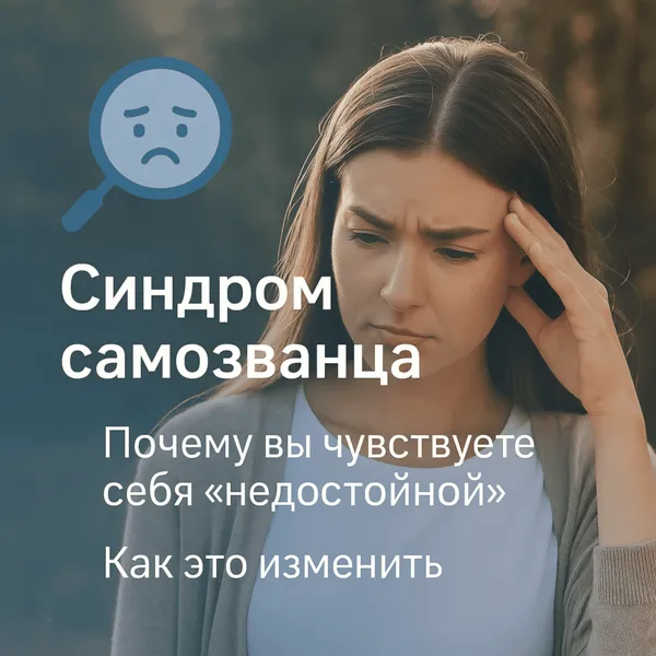 Синдром самозванца: почему вы чувствуете себя «недостойной» и как это изменить