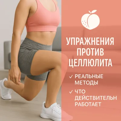 Упражнения против целлюлита: реальные методы, которые работают