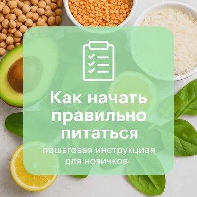 Как начать правильно питаться: пошаговая инструкция для новичков