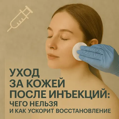 Уход за кожей после инъекций: чего нельзя и как ускорить восстановление
