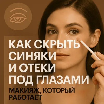 Как скрыть синяки и отеки под глазами: макияж, который работает